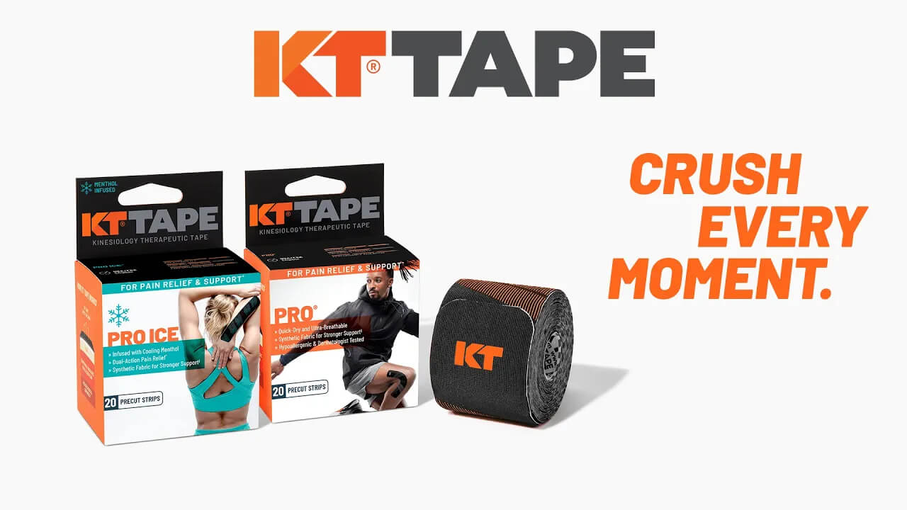 kt tape and kt health products from fitness marketing content